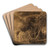 Die Austreibung aus dem Paradies (1. Mose 3, 23-24) by Johann Wilhelm Schirmer Art Drink Coaster set Die Austreibung aus dem Paradies (1. Mose 3, 23-24) by Johann Wilhelm Schirmer Art Drink Coaster set