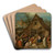 The Adoration of the Magi by Jan Brueghel The Elder Art Drink Coaster set