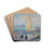 Seascape with Six Bathers, Bellport by William James Glackens Drink Coasters - set of 4