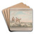 The Check by Samuel Howitt Art Drink Coaster set