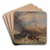 Seascape by Charles Bentley Art Drink Coaster set