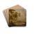 An extensive landscape with figures on a path in the foreground by Jan Wijnants Drink Coasters - set of 4