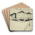 Huser an einer Bahnunterfhrung in Dresden by Ernst Ludwig Kirchner Art Drink Coaster set