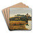 Landschaft von Brunn am Gebirge by Ferdinand Georg Waldmller Art Drink Coaster set