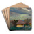 Rural landscape with a rainbow by Tadeusz Makowski Art Drink Coaster set Rural landscape with a rainbow by Tadeusz Makowski Art Drink Coaster set