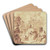 Adoration of the shepherds by Giovanni Benedetto Castiglione Art Drink Coaster set