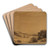 Hagar in der Wste (1. Mose 21, 16) by Johann Wilhelm Schirmer Art Drink Coaster set Hagar in der Wste (1. Mose 21, 16) by Johann Wilhelm Schirmer Art Drink Coaster set