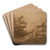 Figures Resting In A Woodland Landscape by Thomas Gainsborough Art Drink Coaster set Figures Resting In A Woodland Landscape by Thomas Gainsborough Art Drink Coaster set