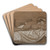 Le repos du modle by Thophile Alexandre Steinlen Art Drink Coaster set