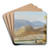 Fortress Hohensalzburg by Hubert Sattler Art Drink Coaster set