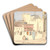 The Square in Front of Bab-i-Hmayan in Constantinople by Martinus Rrbye Art Drink Coaster set
