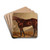General Monroe in a Stable by Henry Stull Drink Coasters - set of 4