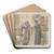 A Vicar and a Curate by Charles Samuel Keene Art Drink Coaster set A Vicar and a Curate by Charles Samuel Keene Art Drink Coaster set