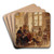 Im Pfarramt by Hans Temple Art Drink Coaster set