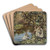 Feeding The Swans by Edward Atkinson Hornel Art Drink Coaster set Feeding The Swans by Edward Atkinson Hornel Art Drink Coaster set