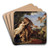 Venus Andadonis by Charles-Joseph Natoire Art Drink Coaster set