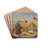 View of Jerusalem from Silwan village by Konstantin Ivanovich Gorbatov Drink Coasters - set of 4