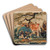 Villa of the Artist in Kilo by Magnus Enckell Art Drink Coaster set
