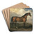 Eagle, a Celebrated Stallion by James Ward Art Drink Coaster set