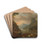 River view in a mountainous region by Herman Saftleven Drink Coasters - set of 4
