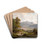Blick auf den Kochelsee und Jochberg by Ludwig Sckell Drink Coasters - set of 4