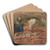 Digging potatoes by Tadeusz Makowski Art Drink Coaster set Digging potatoes by Tadeusz Makowski Art Drink Coaster set