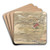 Figuren in het oerwoud van Ceylon by Marius Bauer Art Drink Coaster set