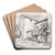 Farmhouse by Roger Fry Art Drink Coaster set Farmhouse by Roger Fry Art Drink Coaster set