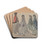 Four Women at Trouville by Eugne Boudin Drink Coasters - set of 4