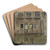 Huizen aan een gracht te Amsterdam by Willem Witsen Art Drink Coaster set