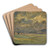 Campagna with Distant Aqueduct by Ernst Schiess Art Drink Coaster set
