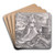 Pyramus and Thisbe by Lucas Van Leyden Art Drink Coaster set