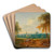 Landschaft mit Kuhherde by Johann Christian Brand Art Drink Coaster set