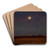 Moonlit Night by Jan Stanislawski Art Drink Coaster set