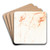 Studies for 'The Wise and Foolish Virgins' (recto) by William Blake Richmond Art Drink Coaster set