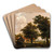 Landscape with watermill by Egbert van Drielst Art Drink Coaster set Landscape with watermill by Egbert van Drielst Art Drink Coaster set