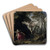 Hagar and Ishmael in the Wilderness by Francesco Cozza Art Drink Coaster set