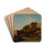 View of the castle from the north by Marcin Zaleski Drink Coasters - set of 4 View of the castle from the north by Marcin Zaleski Drink Coasters - set of 4