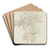 Group of trees by Friedrich Metz Art Drink Coaster set