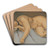 Lying female nude by Mikul Galanda Art Drink Coaster set