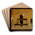 For Thy Sake by Hugo Simberg Art Drink Coaster set