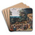 Christ on the Road to Calvary by Pieter Brueghel The Younger Art Drink Coaster set Christ on the Road to Calvary by Pieter Brueghel The Younger Art Drink Coaster set
