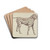Dalmatian by Betty Fuerst Drink Coasters - set of 4