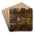 Widok miasta nad wod by Tadeusz Makowski Art Drink Coaster set Widok miasta nad wod by Tadeusz Makowski Art Drink Coaster set