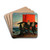 Symbolic scene against the sea by Anna Berent Drink Coasters - set of 4