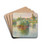 La Seine  Lavacourt by Claude Monet Drink Coasters - set of 4
