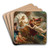 The Birth of Venus by Henri-Pierre Picou Art Drink Coaster set