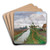 By the moor canal by Otto Modersohn Art Drink Coaster set
