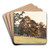 9th earl of Carlisle,The Grounds at Castle Howard by George Howard Art Drink Coaster set 9th earl of Carlisle,The Grounds at Castle Howard by George Howard Art Drink Coaster set