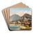 A view of Hallstatt by Johann Wilhelm Jankowsky Art Drink Coaster set